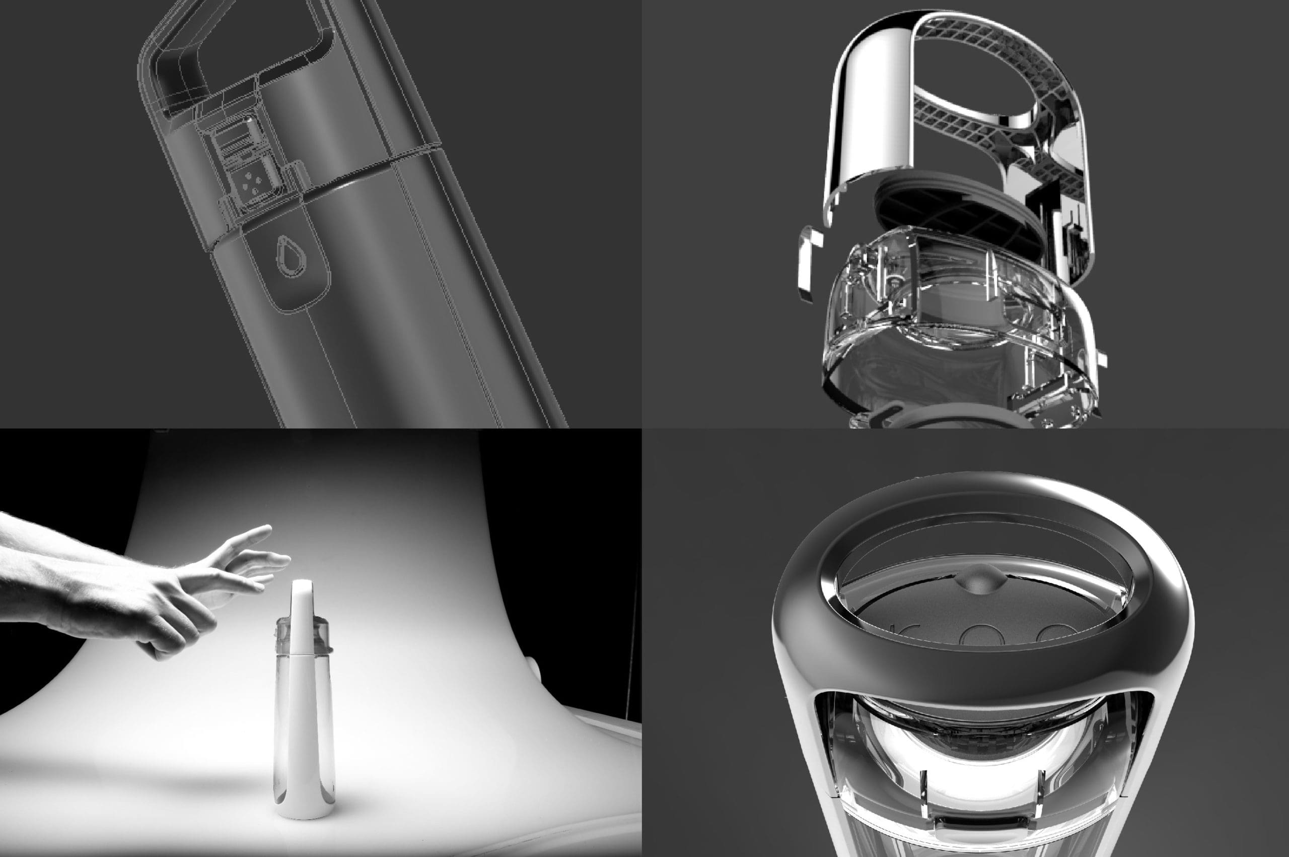 Kor water bottle in different sizes
