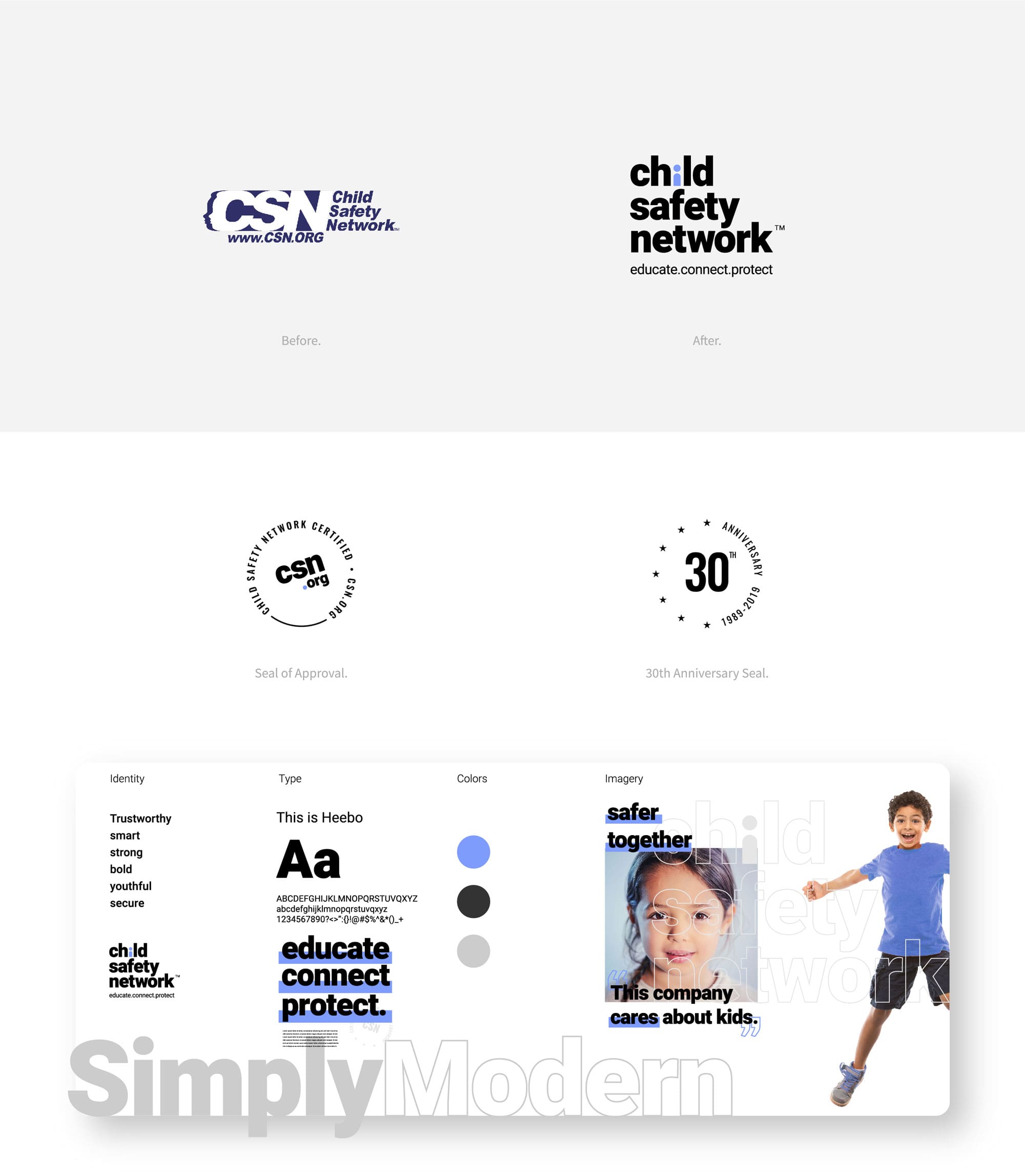 Child Safety Network on styles and style guide