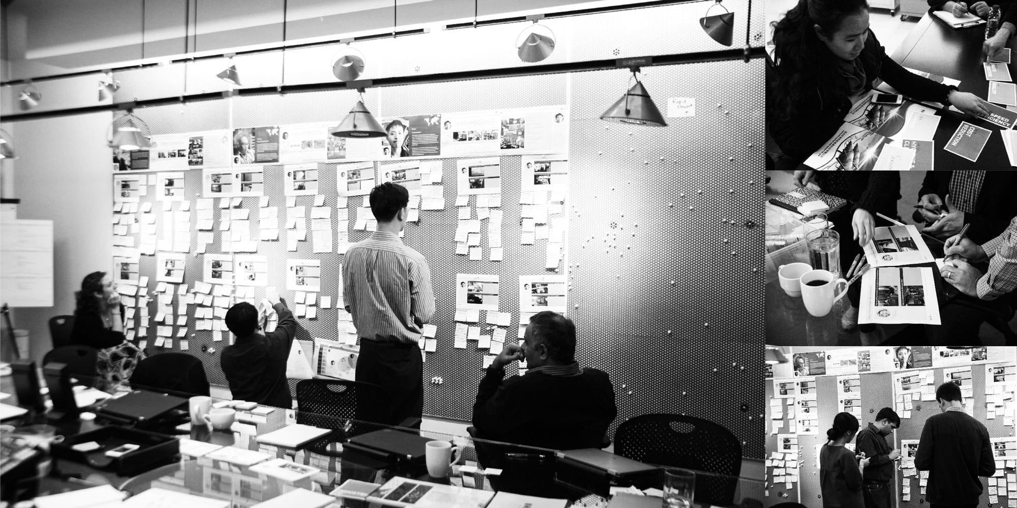Image of RKS team brainstorming