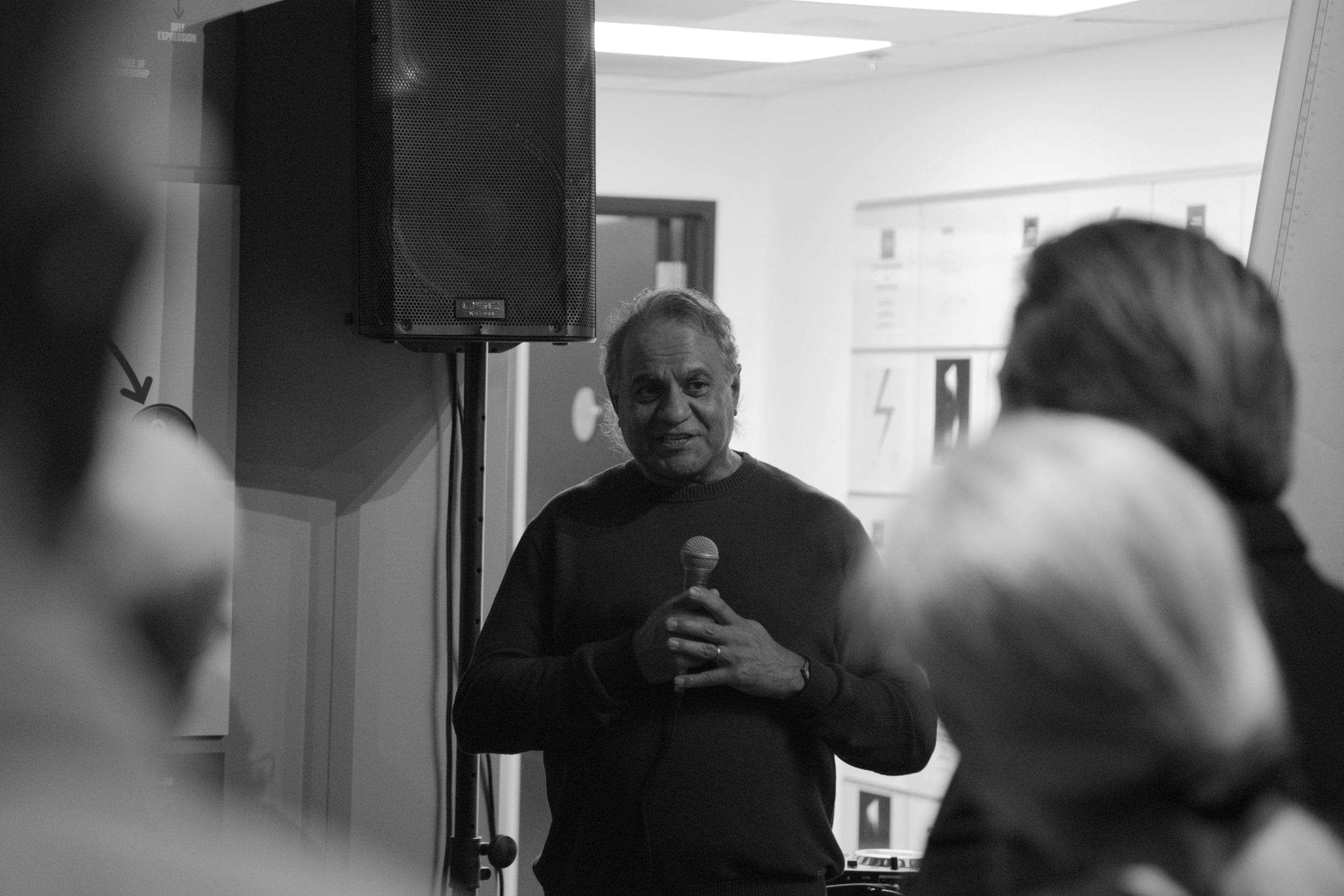 Ravi Sawhney speaking at the RKS 40th anniversary celebration