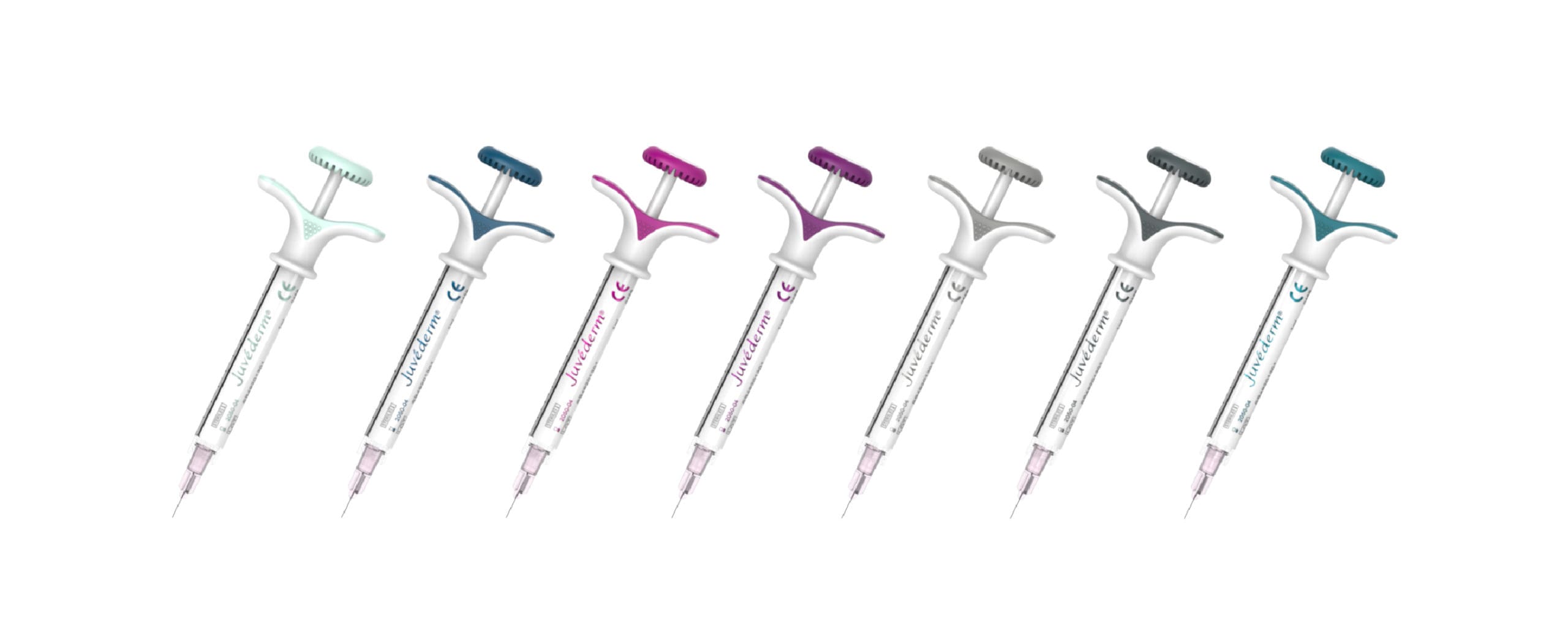 Different design solutions for Allergan Juvederm syringe