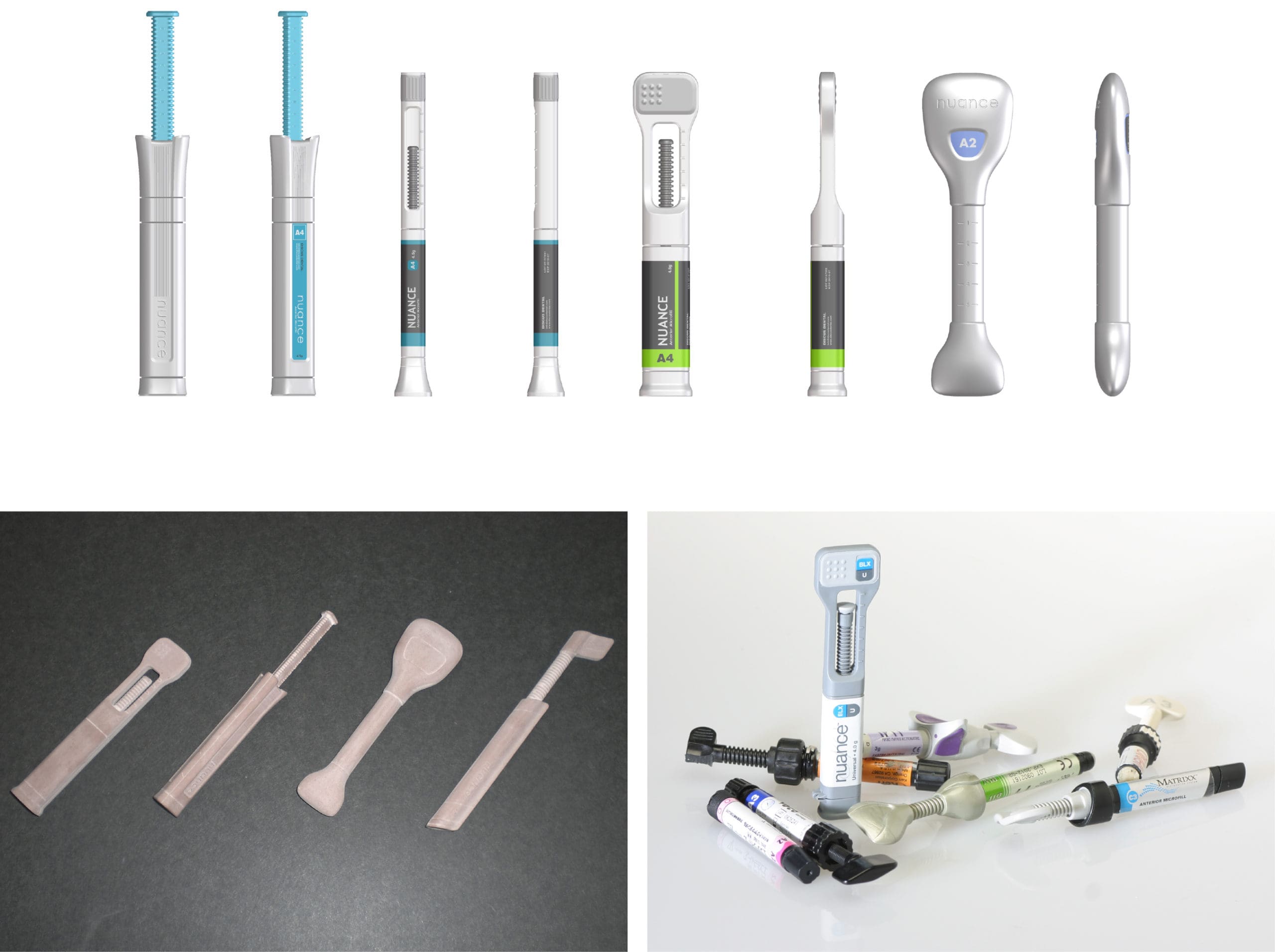 Early prototypes of Discus Dental Nuance syringe