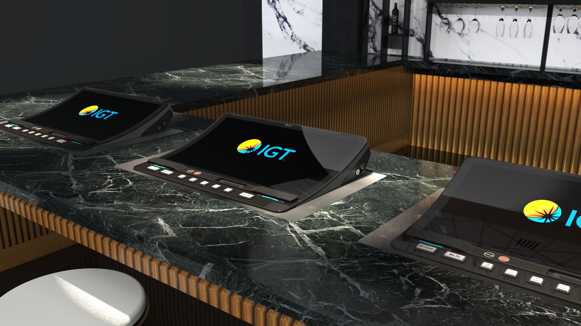 IGT Poker Bartop Product Design