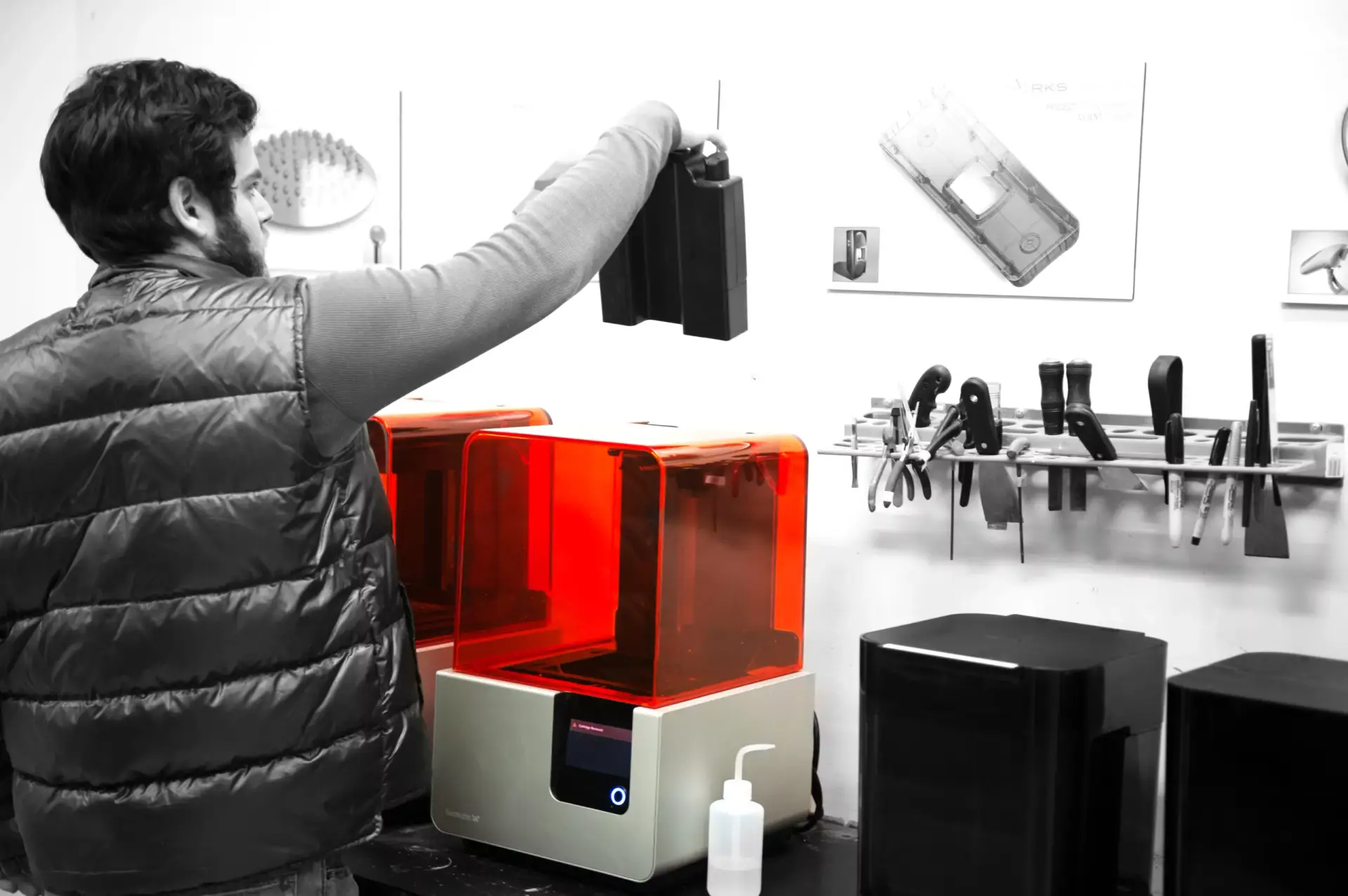 RKS design team working on prototyping
