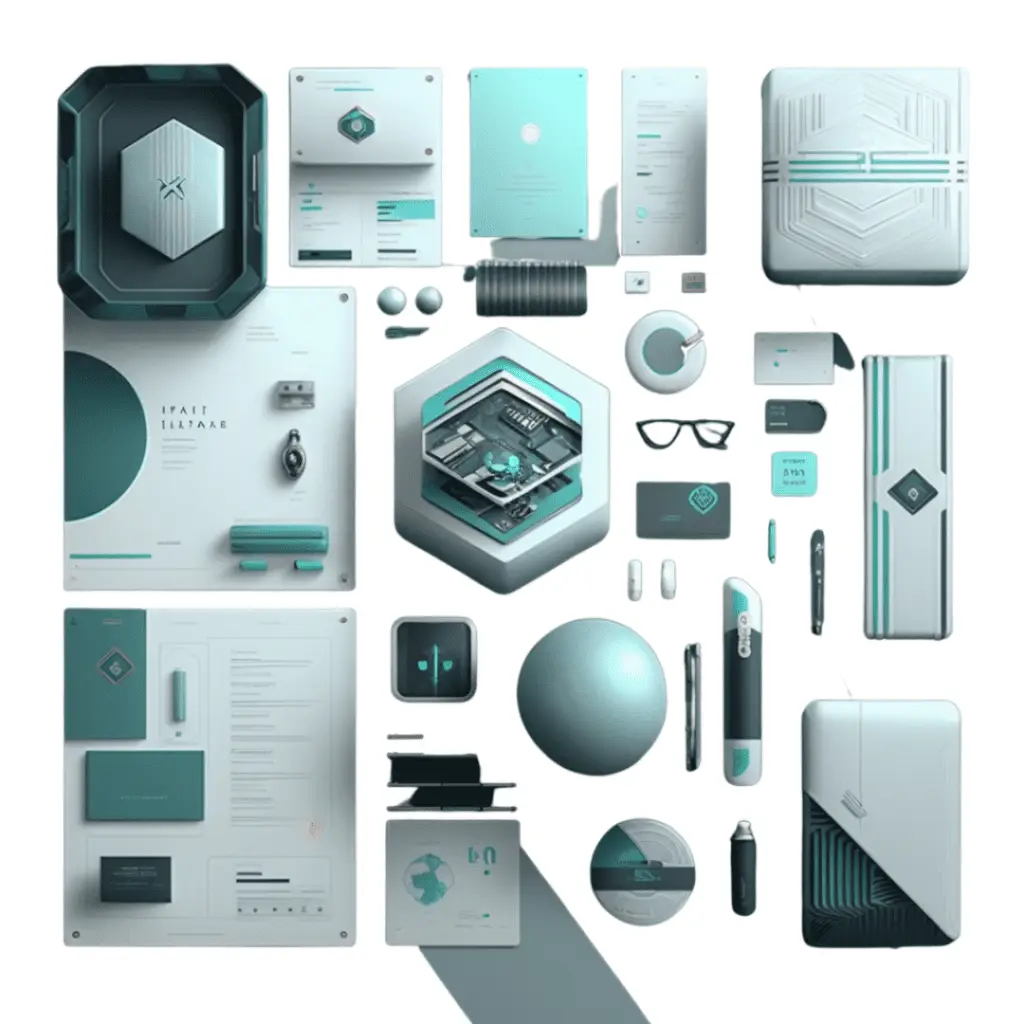 A neatly arranged flat lay of modern tech gadgets, curated by a leading Product…