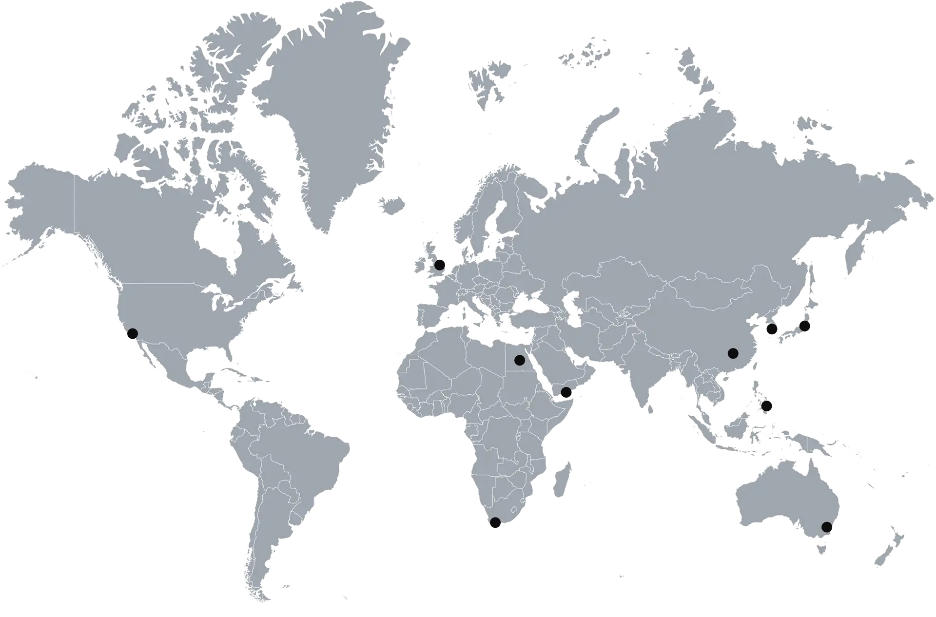 Global product development services map