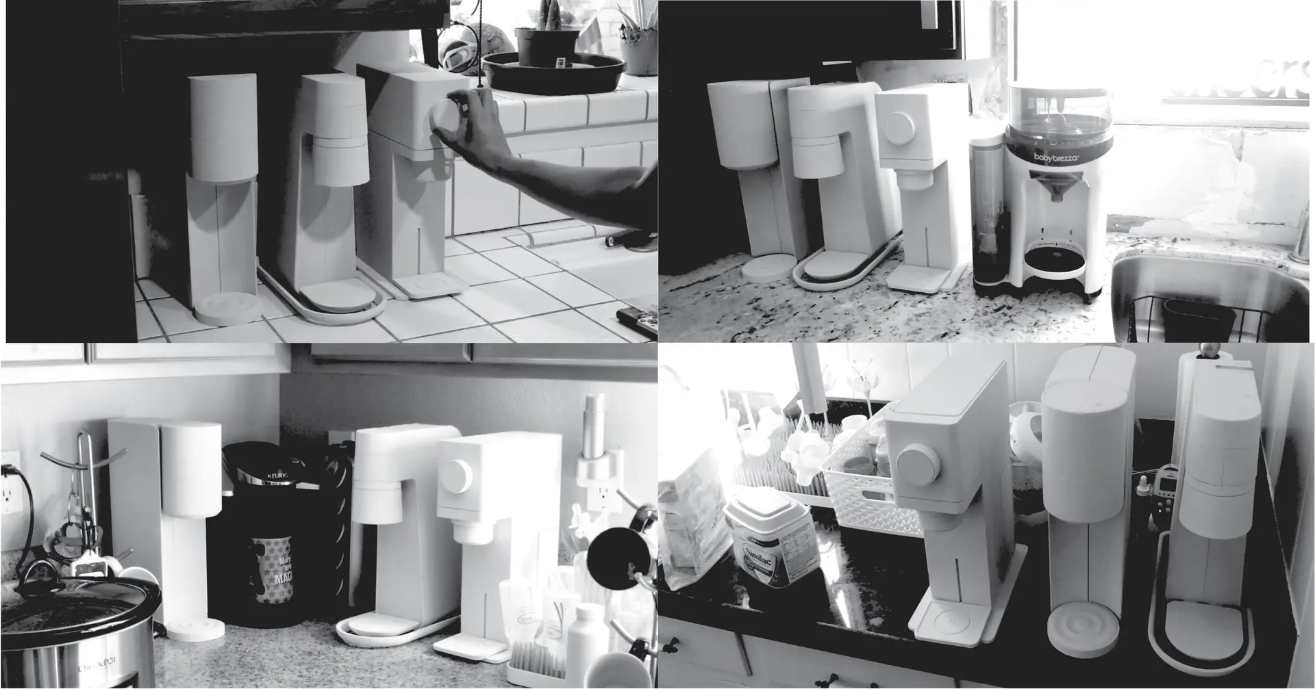 Industrial design prototypes developed from user research