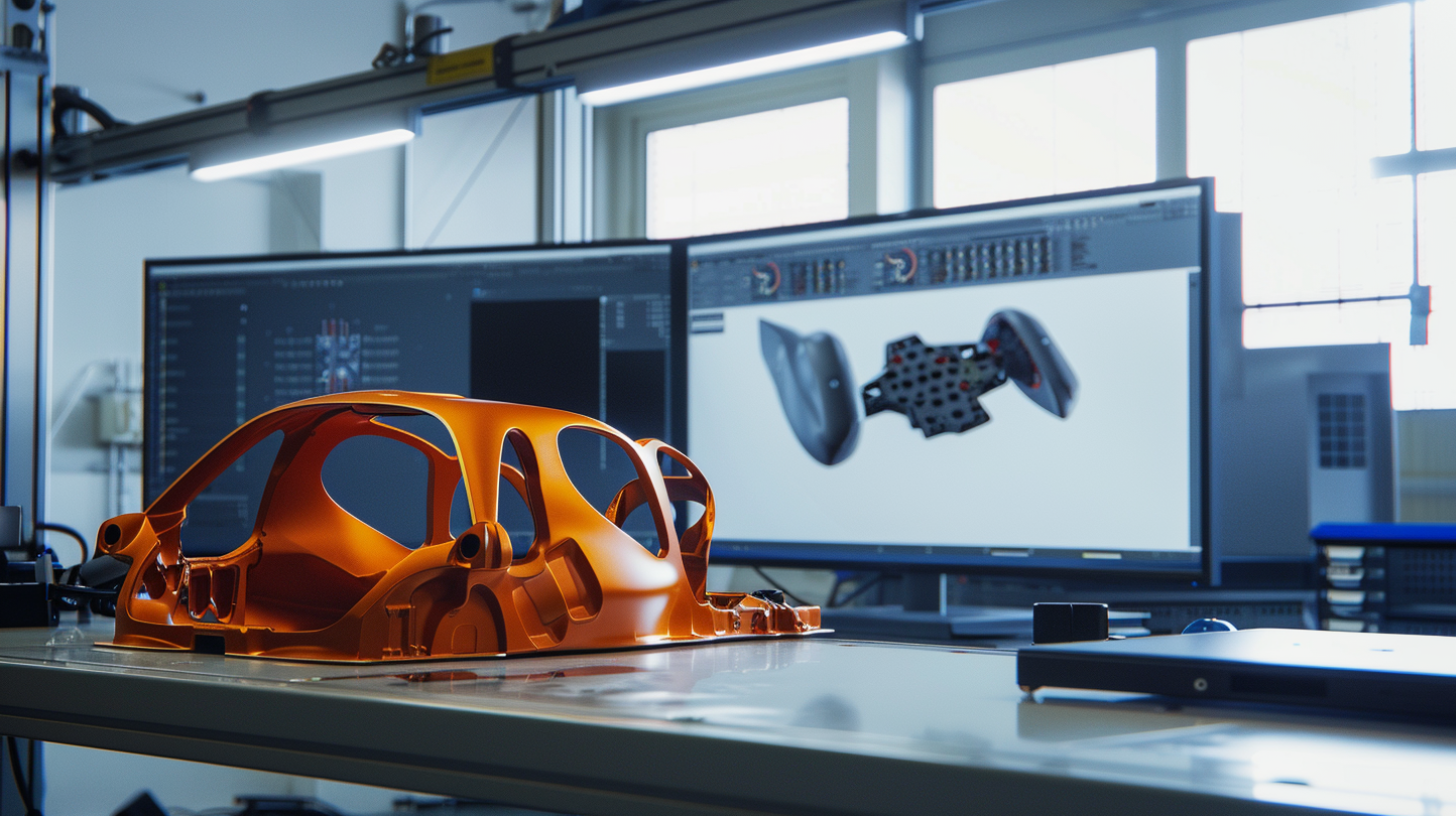 AI-driven product development at RKS Design, featuring generative design and rapid prototyping