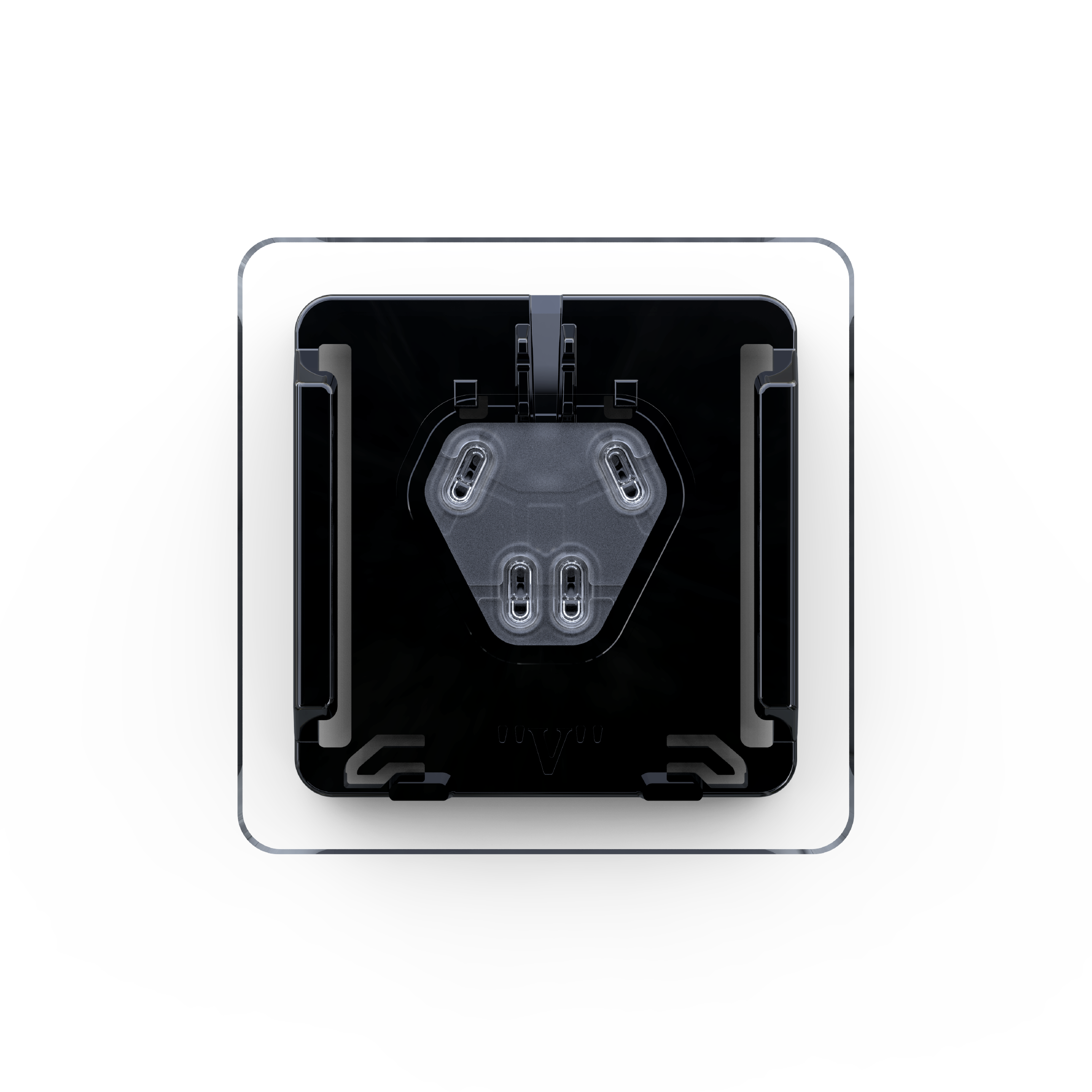 Close-up of the QuantumSi microfluidic chip for protein analysis