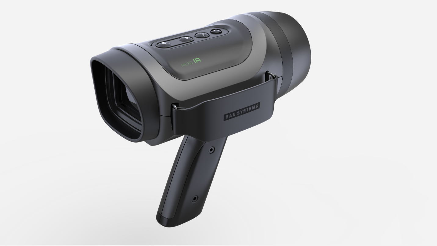 The BAE Systems Micro IR compact thermal imaging camera.