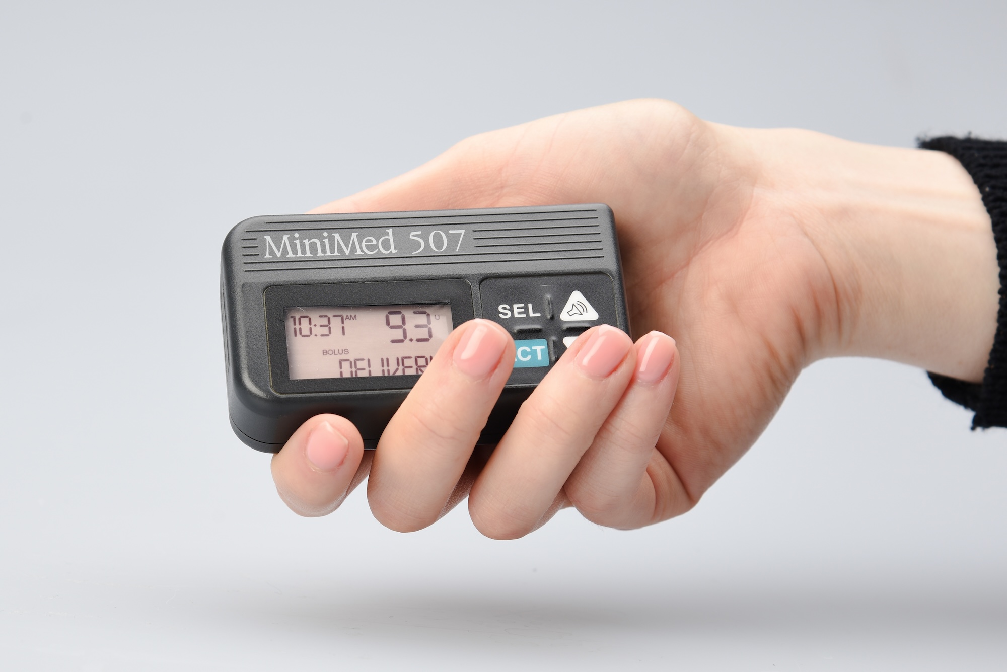 MiniMed 507 compact insulin pump designed by RKS