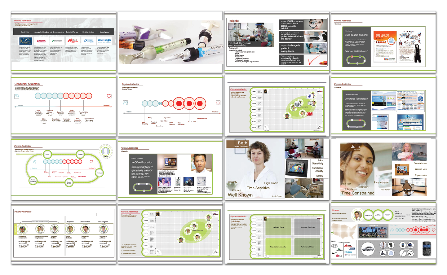 A collage of 16 slides featuring healthcare themes, including medical equipment,…