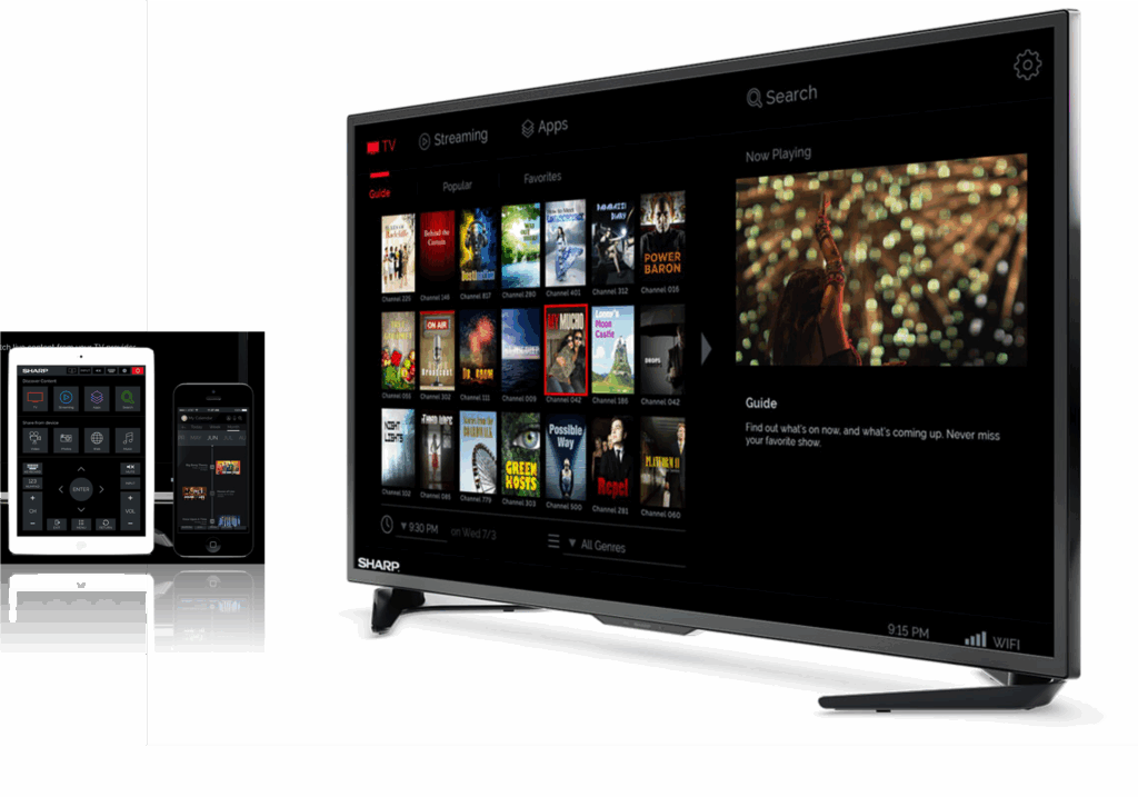 SHARP TV UI/UX