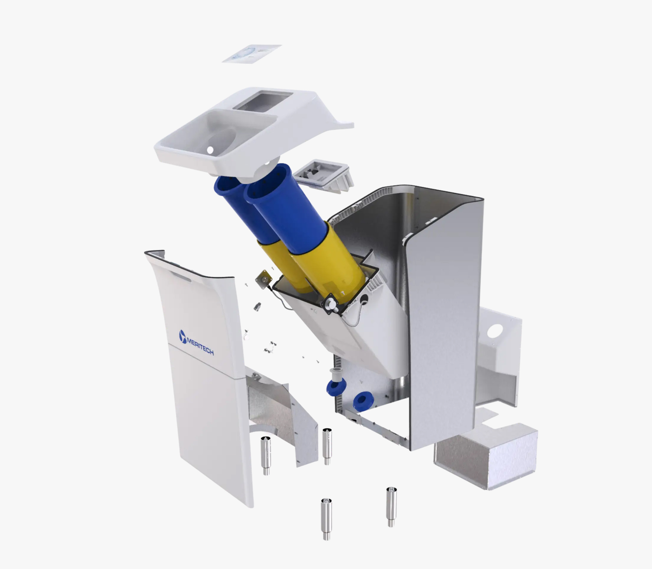 Meritech CleanTech EVO handwashing station components