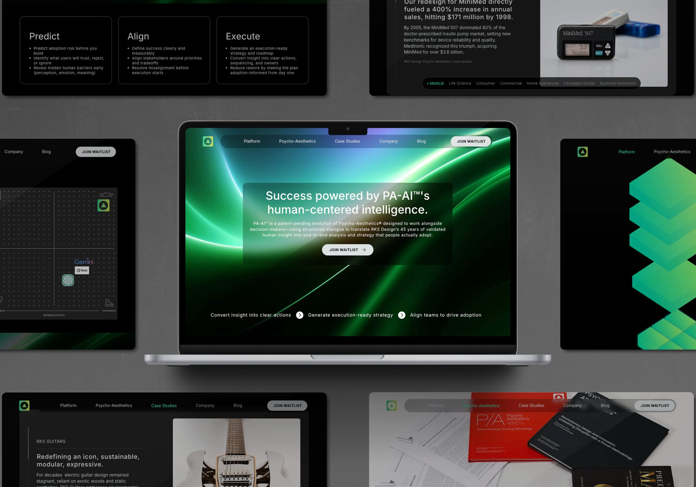 PA AI Website Screens Humanizing AI