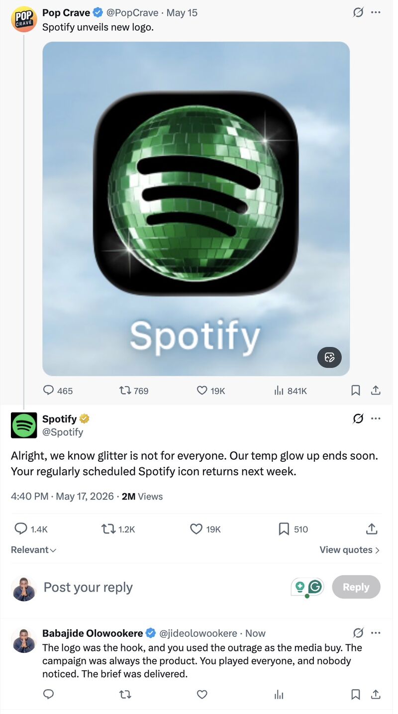 Reaction to New Spotify Logo RKS Design Blog