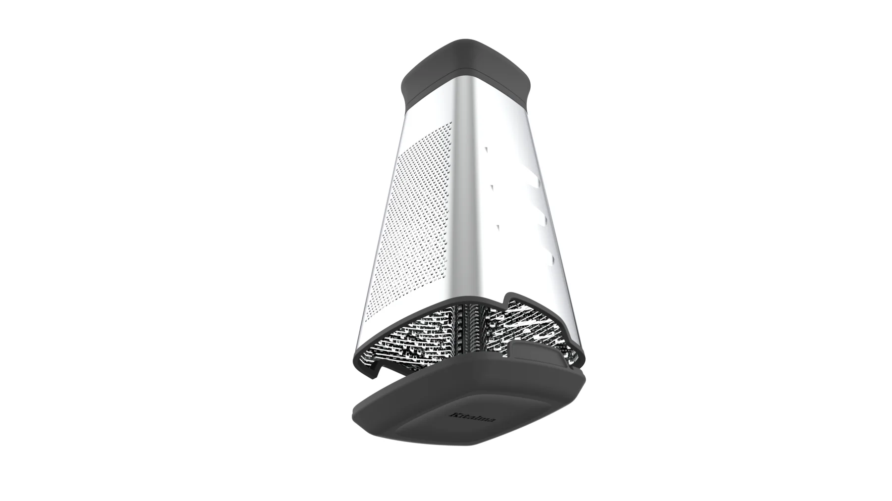The Kitalma box grater seen from below.