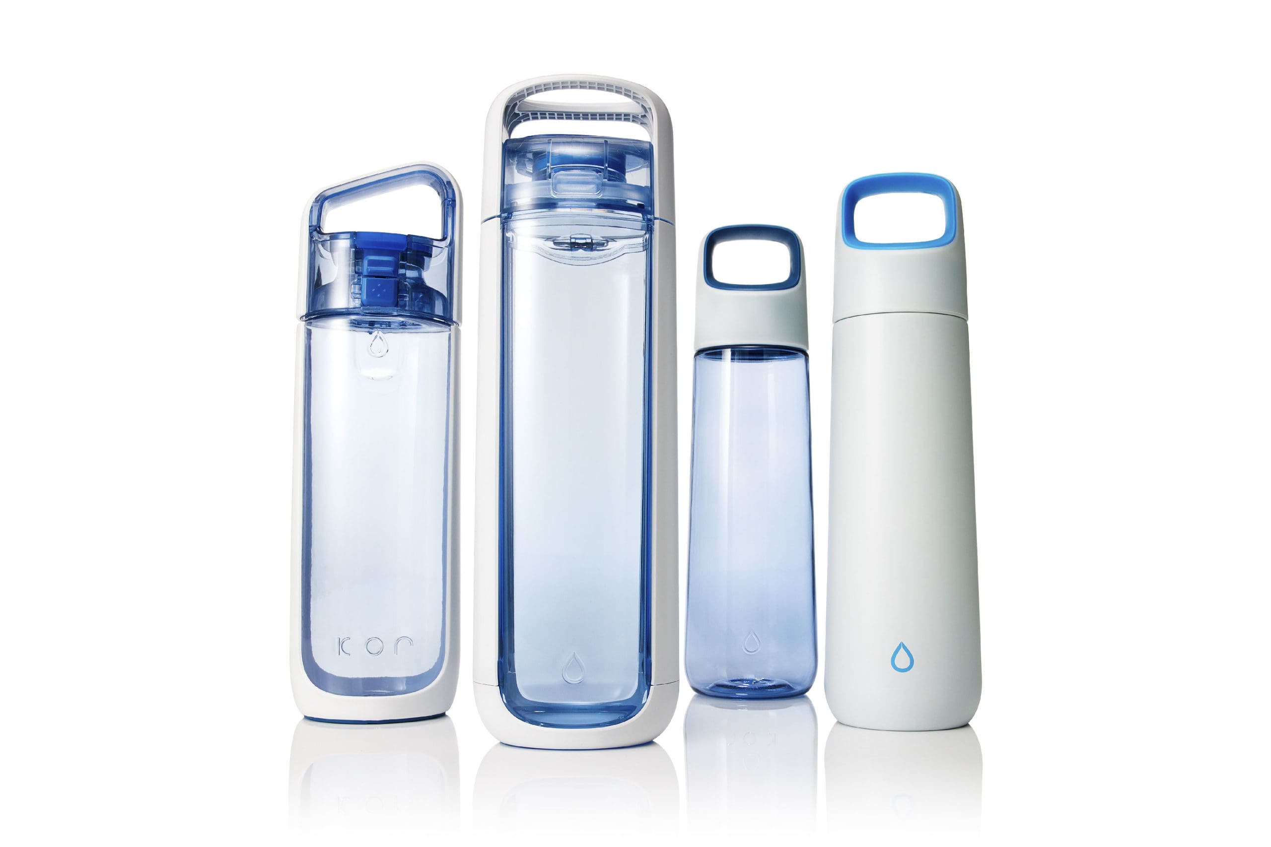 Kor water bottle in different types and sizes