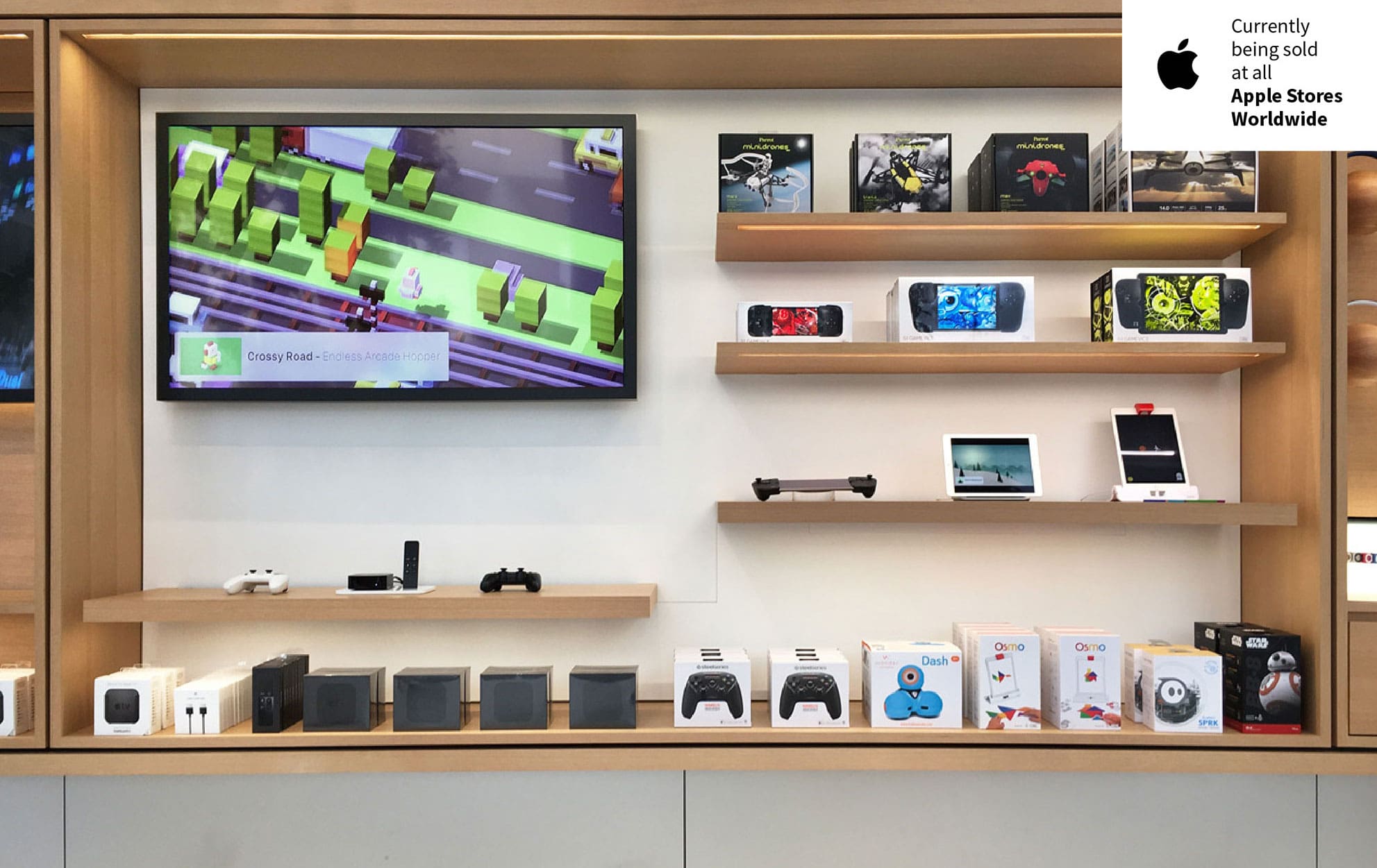 Gamevice console at Apple Store