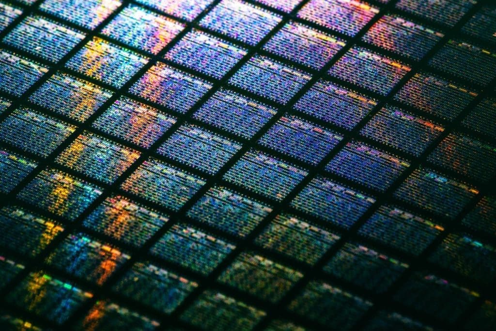 Silicon Valley Wafer lined up together