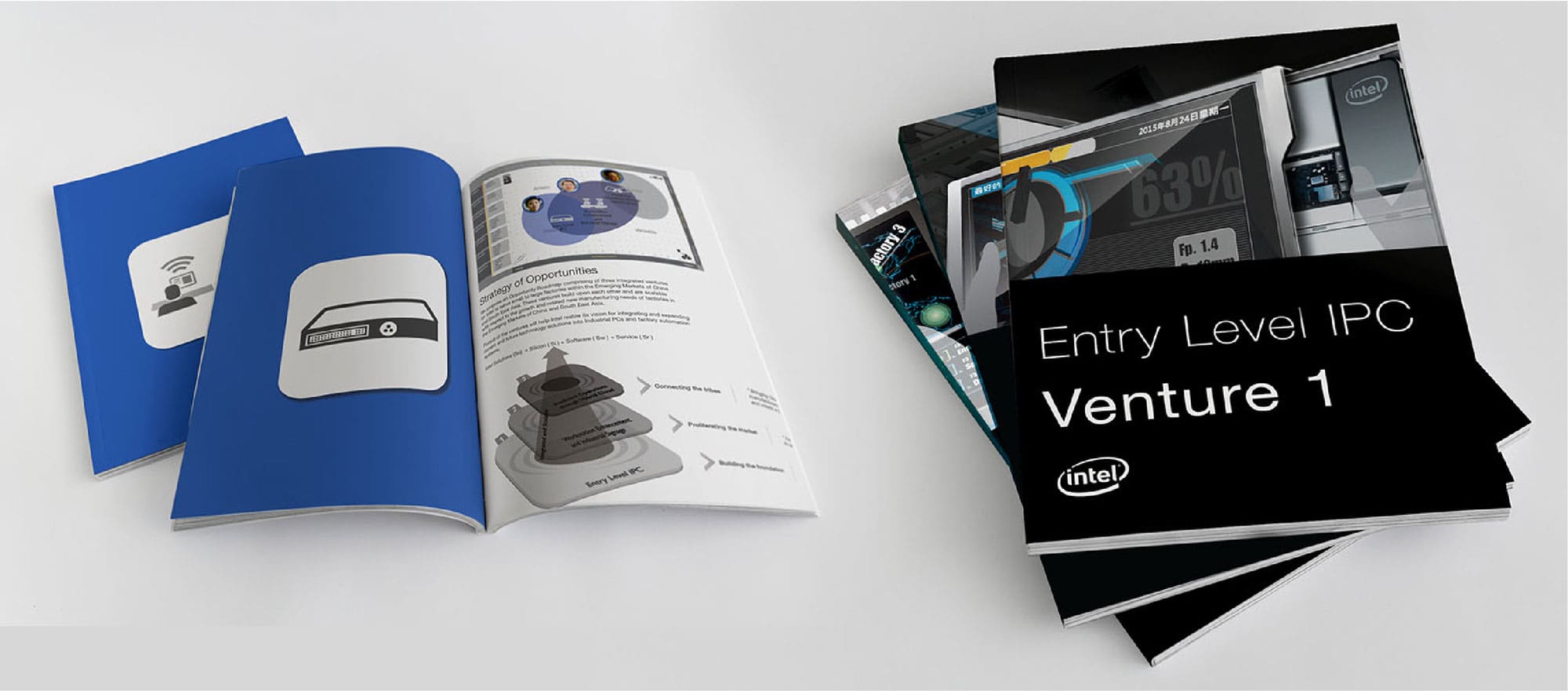 Intel business design pamphlet