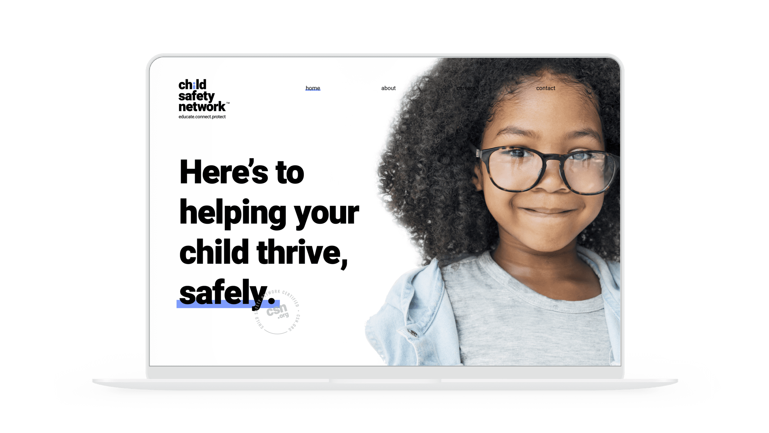 child safety network social impact design firm work