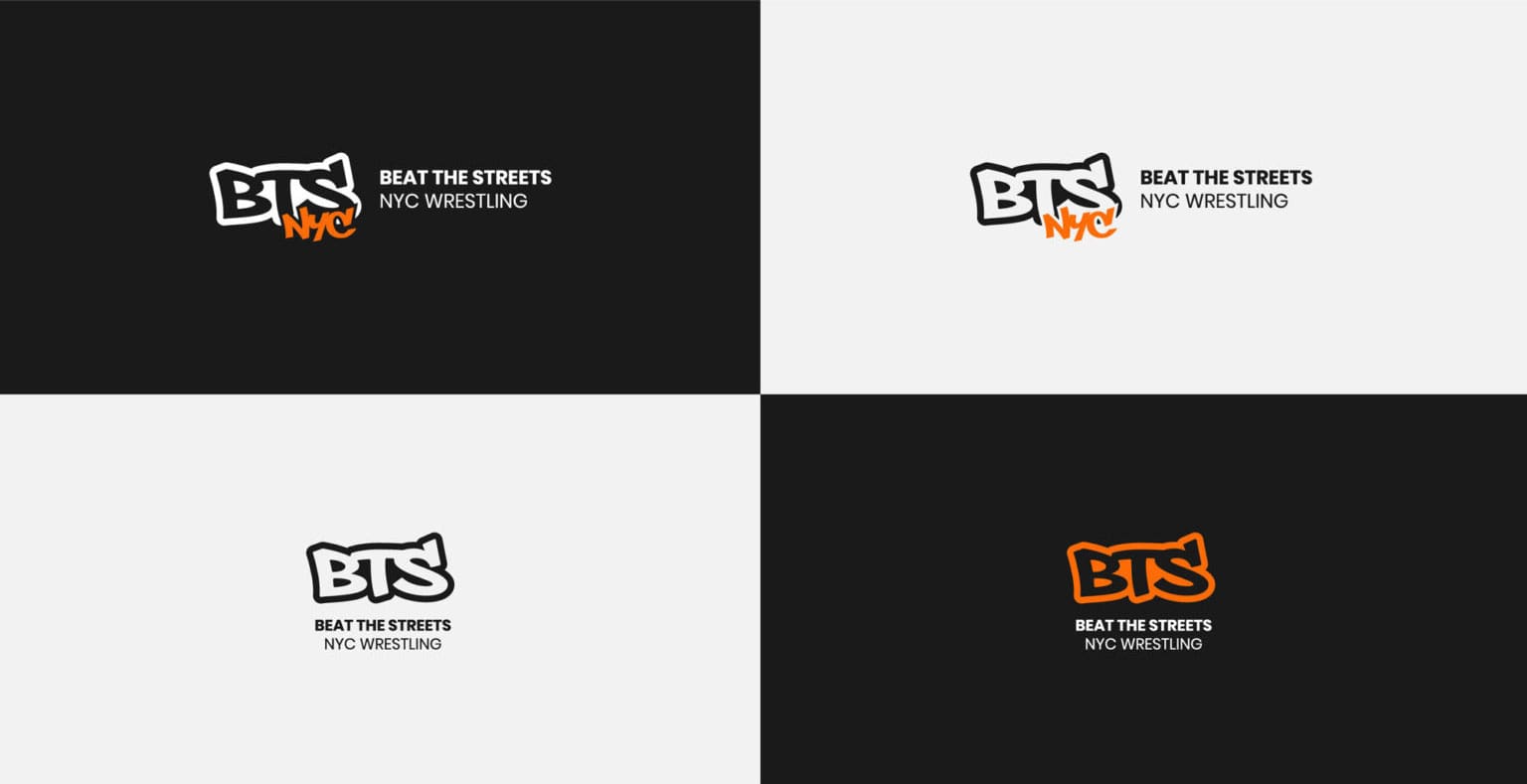 Four images of different Beat The Streets logos