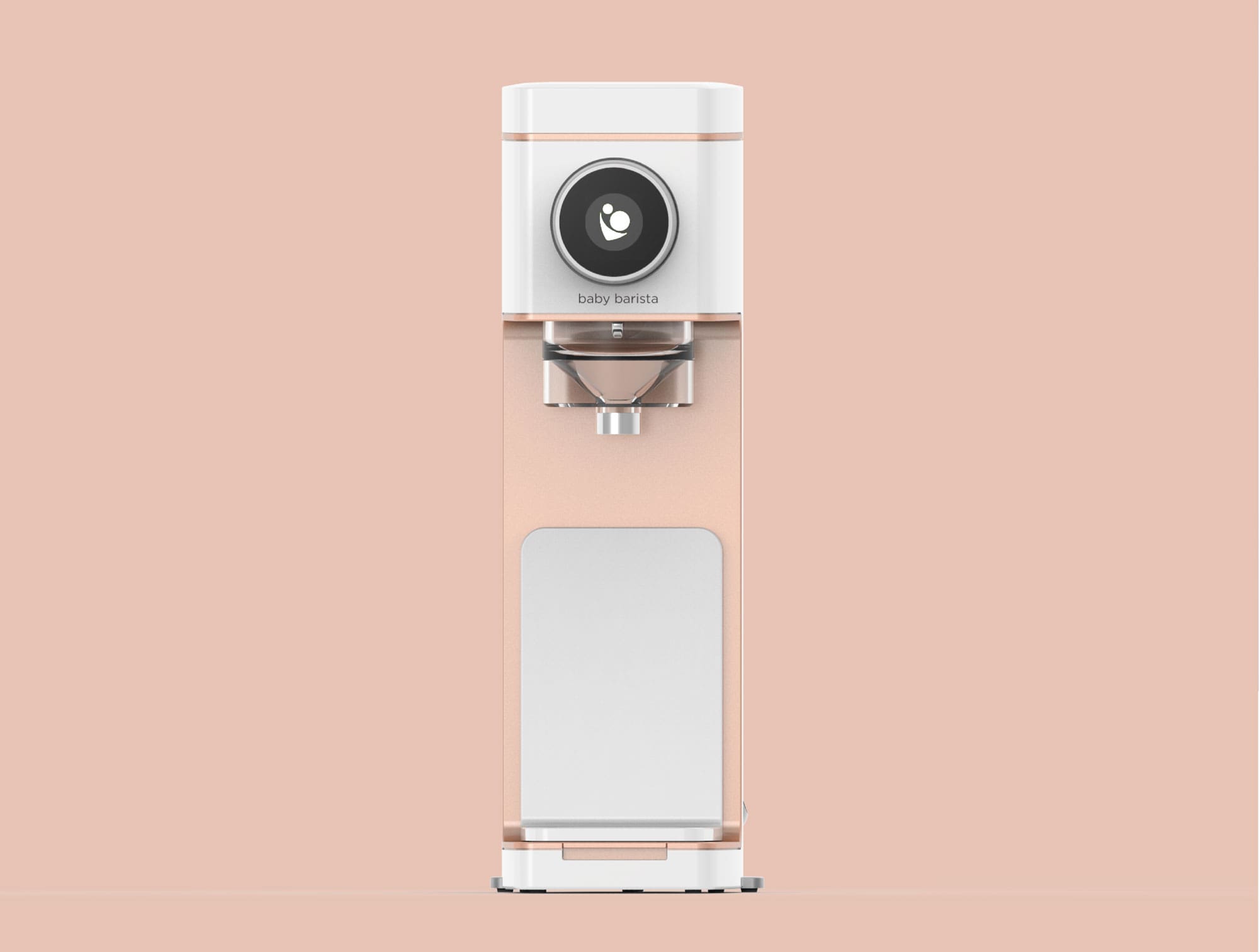 Baby barista device rendering