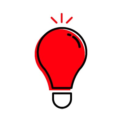 Lightbulb Icon for design