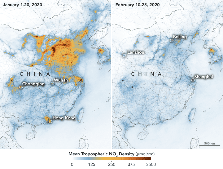 China's Pollution Map