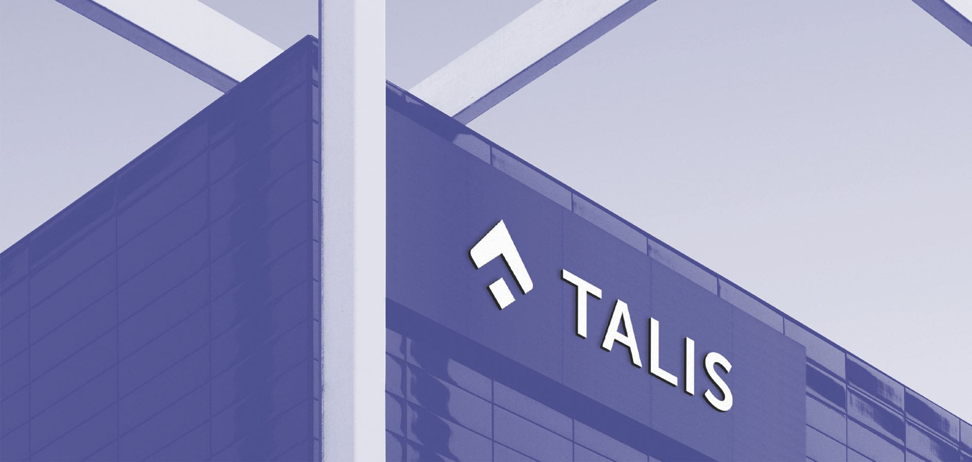 Talis Biomedical branding on building