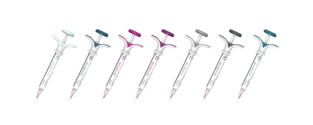 Different design solutions for Allergan Juvederm syringe