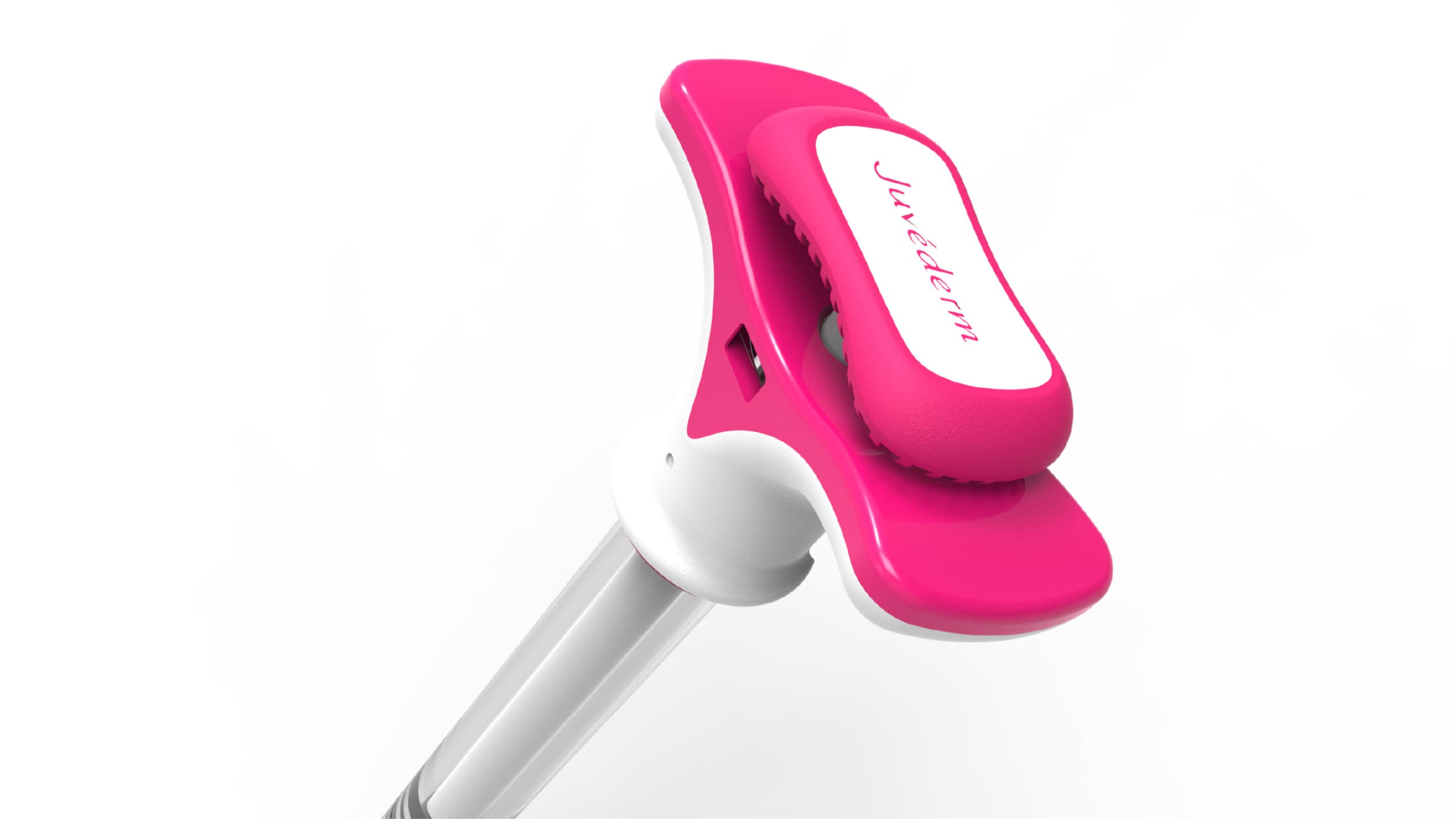 Allergan Juvederm syringe with white background
