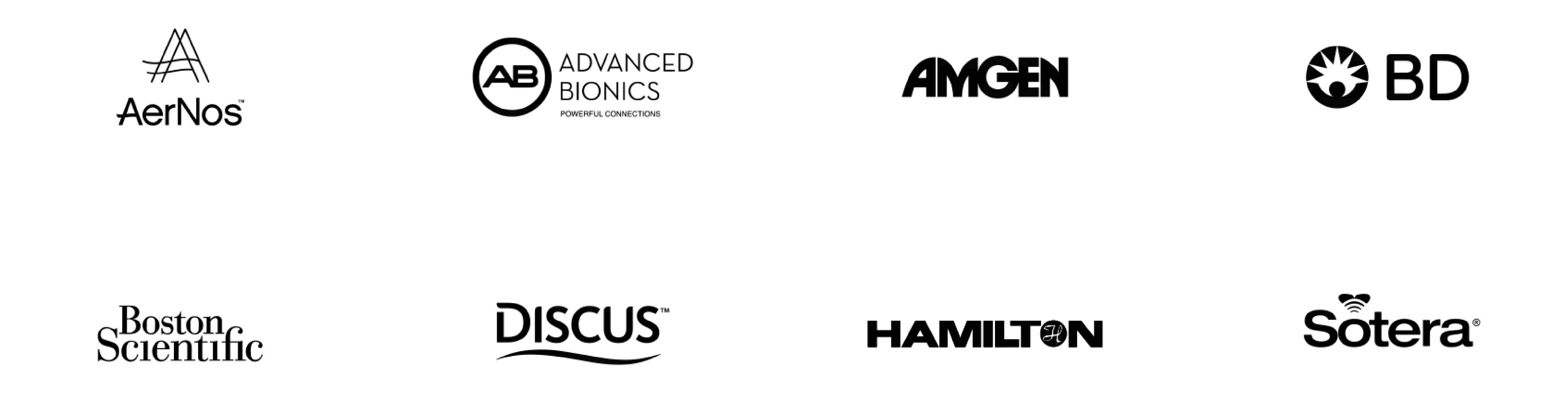 Logos of Software Development Clients