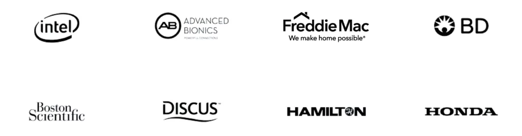 Logos of Innovation Consulting Firm Clients