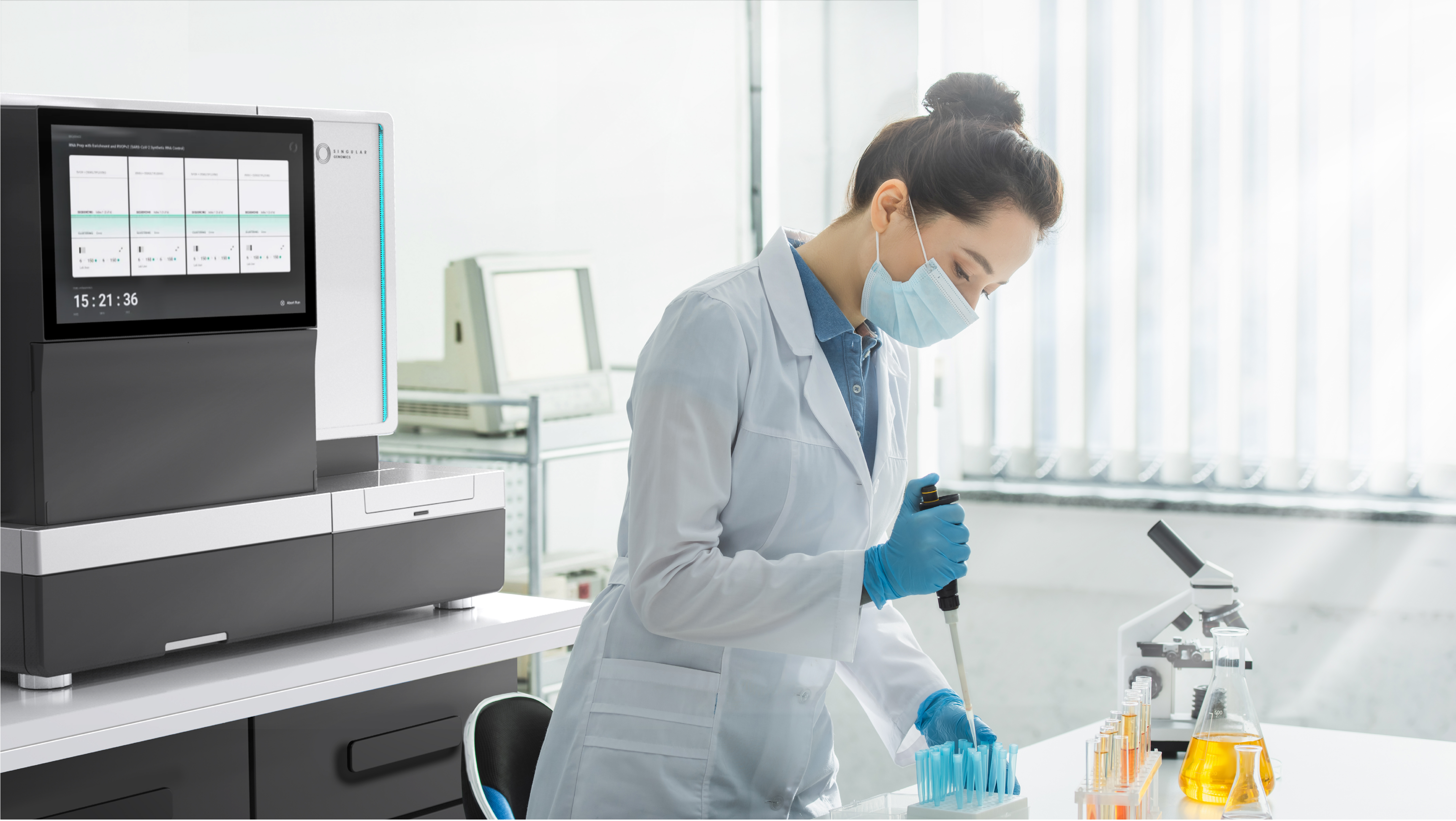 Singular Genomics Cover Image // Product Process Image