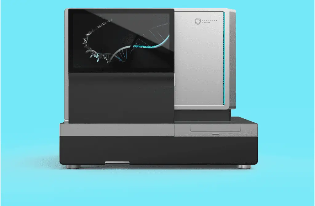 Ideal Hero Shot of Singular Genomics DNA Sequencer