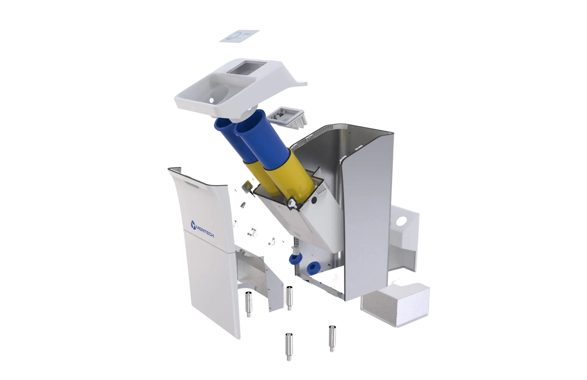 Meritech Clean Tech EVO Exploded view of Product Design