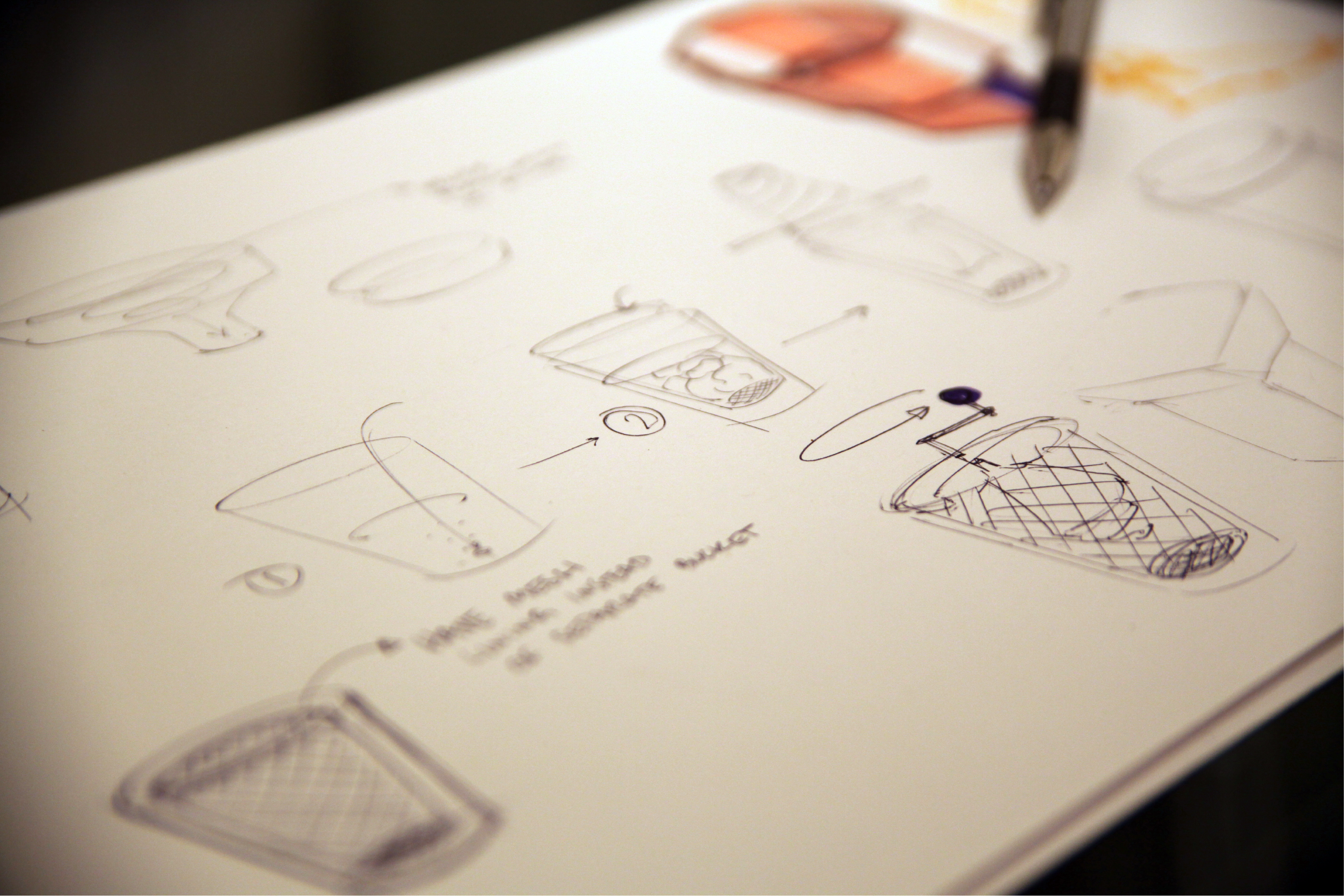 Unilever Clean Water Project Eraser Sketches