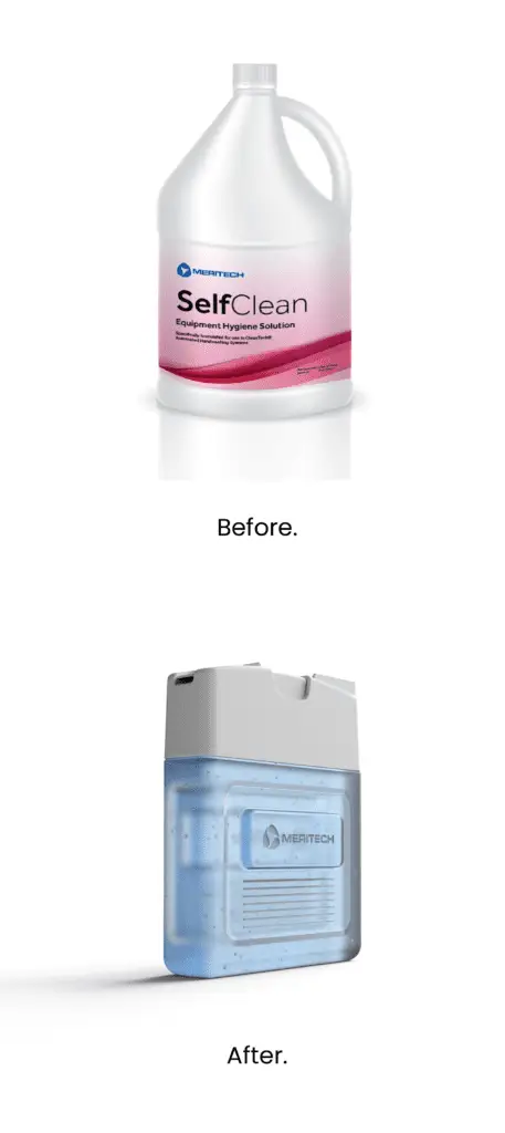 Meritech CleanTech Solution Before and After Mobile