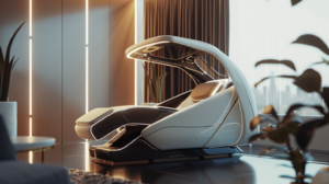 Futuristic product innovation showcasing RKS Design’s 2025 industrial design trends